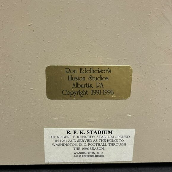 Robert F. Kennedy Memorial Stadium by Ron Edlheiser’s Illusion Studios 1997 - Picture 5 of 7